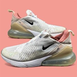 Nike Air Max 270 White Sanddrift 2022 Men's Size 8.5 Shoes Sneakers DQ7642-100